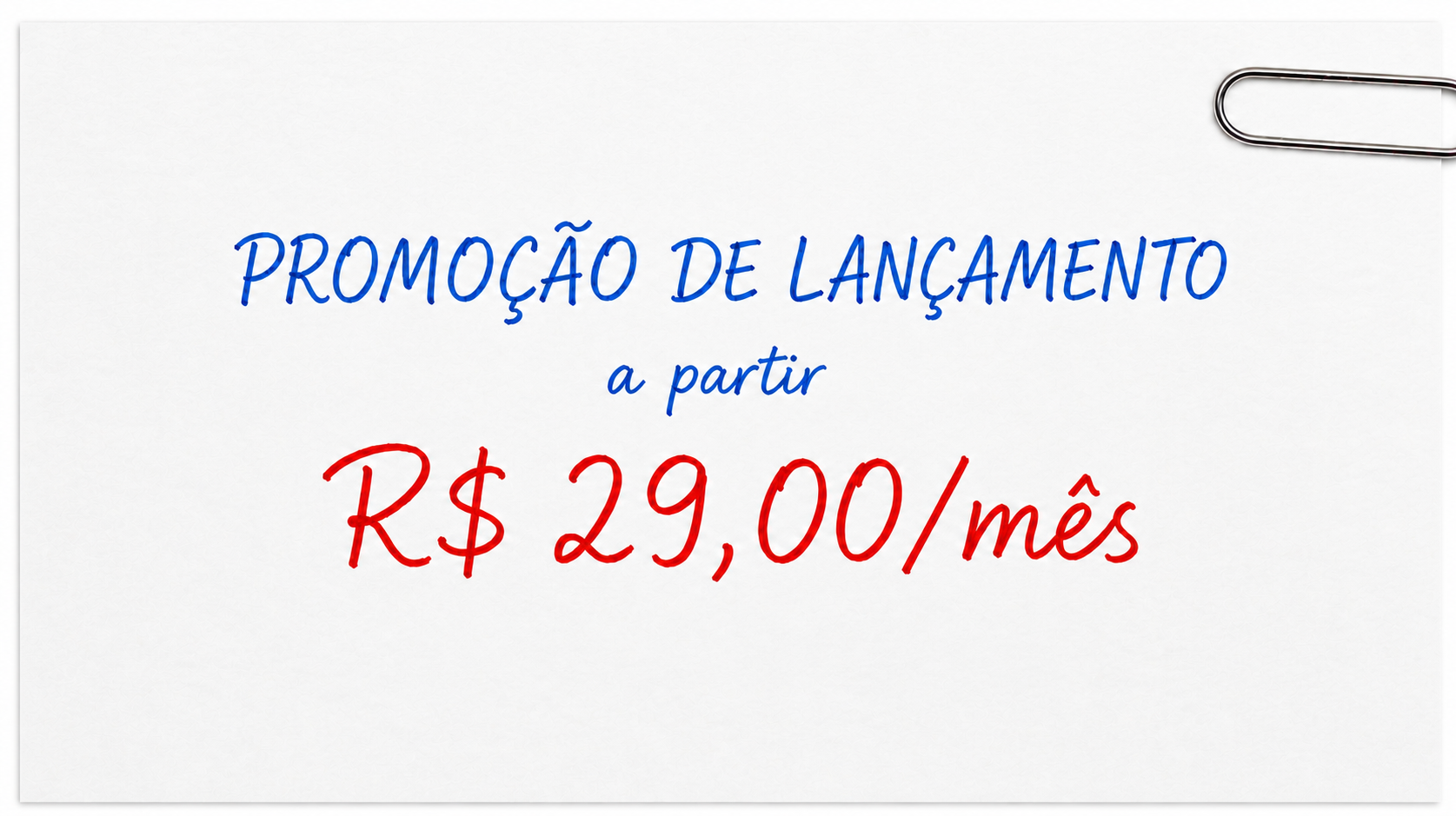 Bilhete: Promoção de lançamento. A partir de R$ 29,00 por mês. Acesso ilimitado.